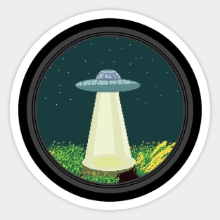 Ufo abduction Sticker